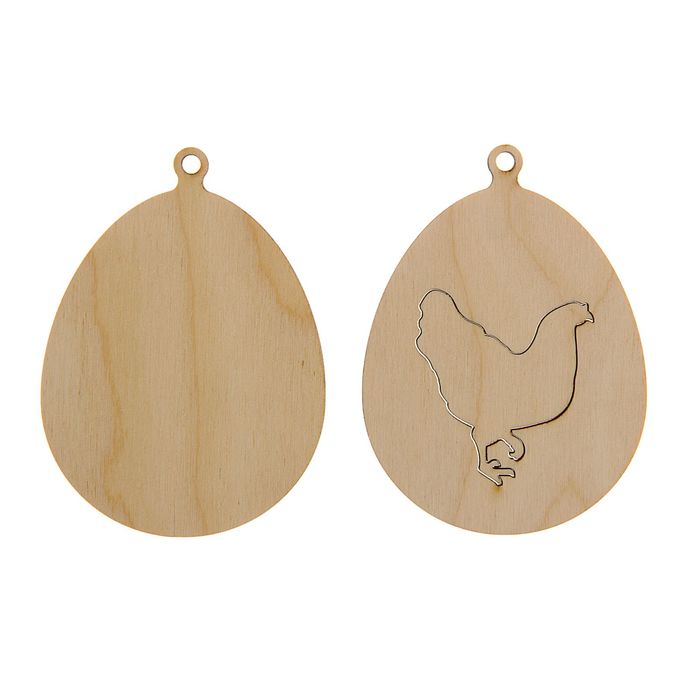 Заготовка-подвеска "Курочка" 11*8 см