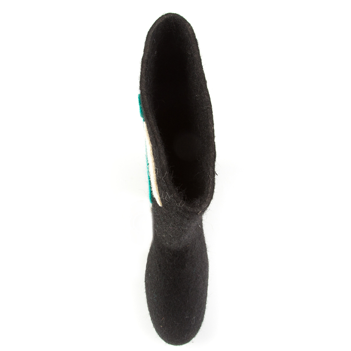 Валенки женские черные, ов "Аделия", (р. 38 (26)