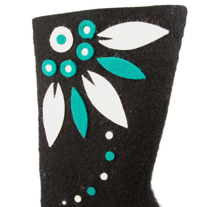 Валенки женские черные, ов "Аделия", (р. 40 (28)