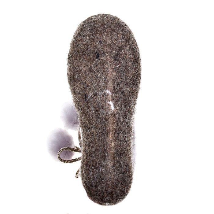 Валенки детские серые, "Бомбошки" , (р. 29 (17)