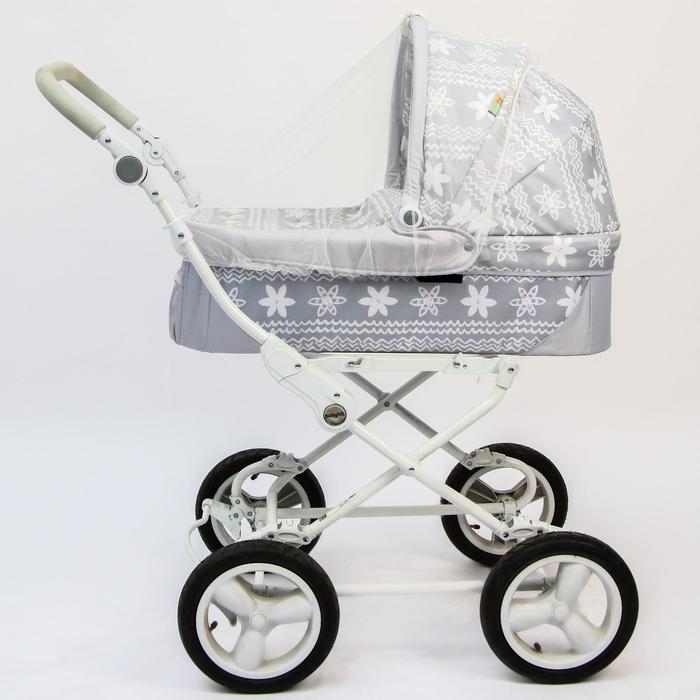 Москитная сетка на коляску универсальная, цвет белый, 75х100 см