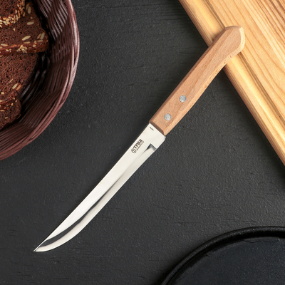 Нож кухонный «Универсал», поварской, лезвие 15 см, с деревянной ручкой