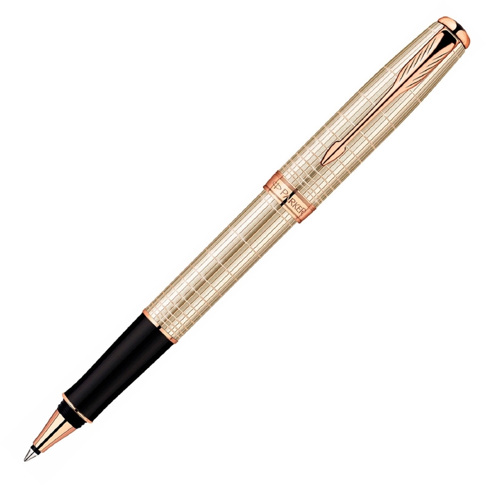 Ручка роллер Parker Sonnet T535 Feminine Silver PG (1859491_S) (F) чернила: черный
