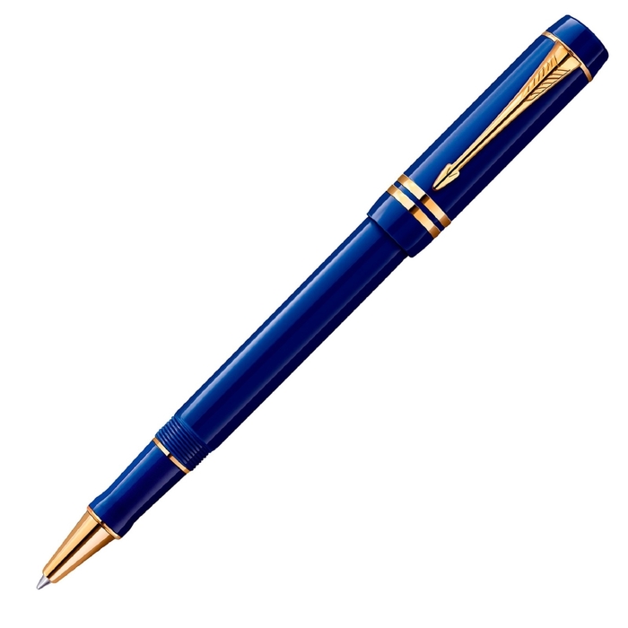 Ручка роллер Parker Duofold T74 Historical Colors Lapis Lazuli GT Fblack (1907187)