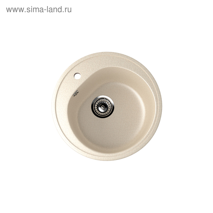

Мойка кухонная Ulgran U101-328, d=500 мм, цвет бежевый