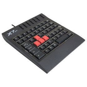 Клавиатура A4Tech X7-G100, игровая, блоковая, проводная, мембранная, 62 клавиши, USB, чёрная Ош