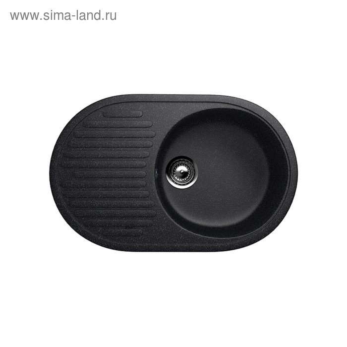 

Мойка кухонная Ulgran U107-308, 720х455 мм, цвет чёрный