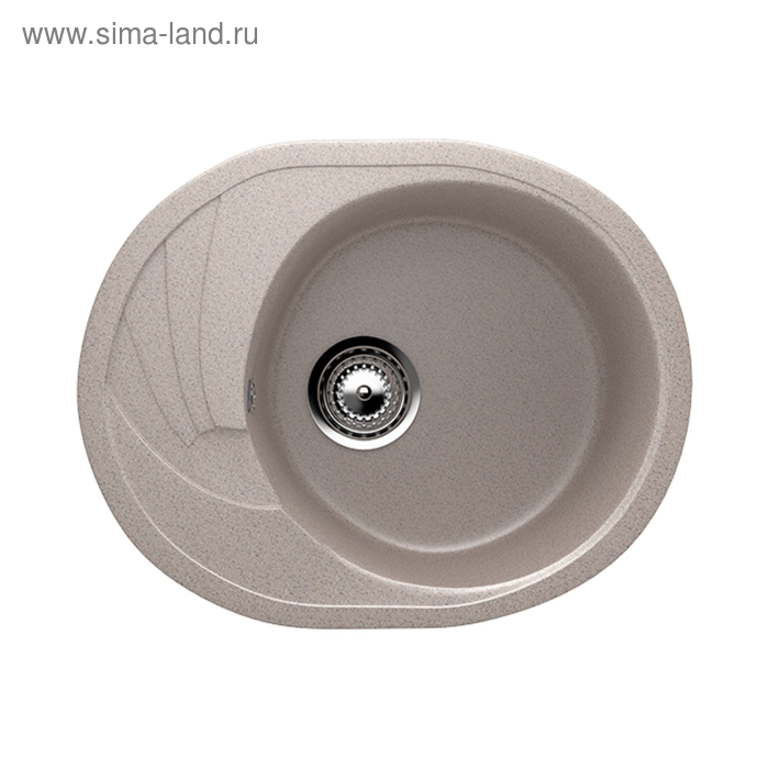 

Мойка кухонная Ulgran U403-302, 570х465 мм, цвет песочный