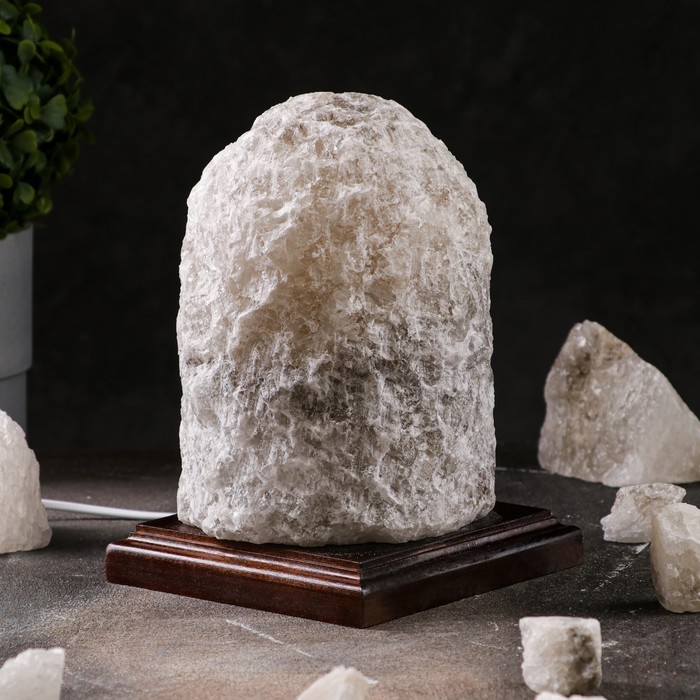 фото Соляная лампа "гора большая", цельный кристалл, 15.5 см, 4-5 кг ваше здоровье