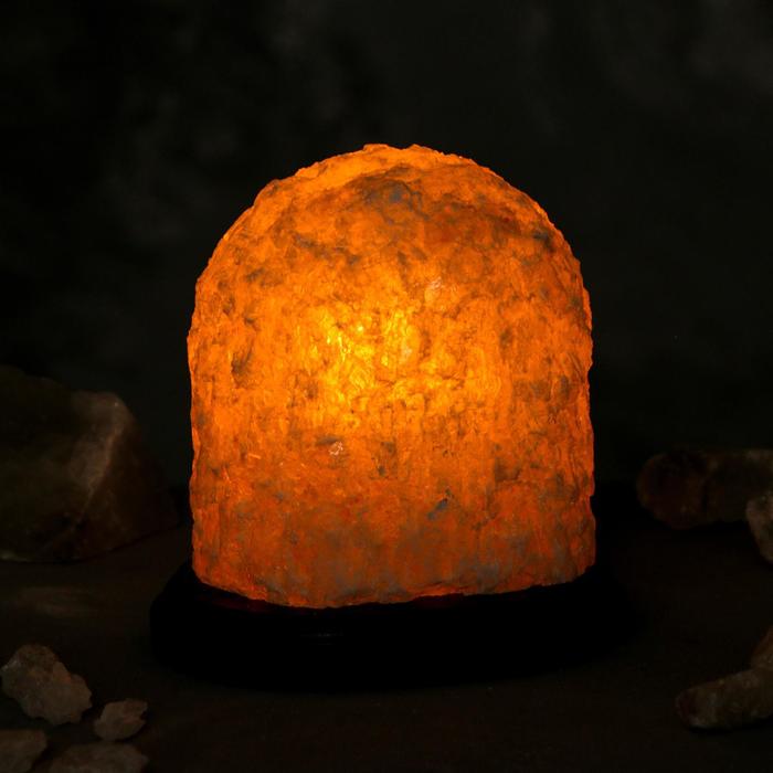 фото Соляная лампа "гора малая", цельный кристалл, 15 см, 2-3 кг ваше здоровье