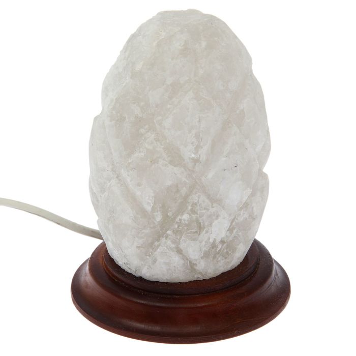 Светильник соляной "Шишка" цельный кристалл, малая 1-2 кг