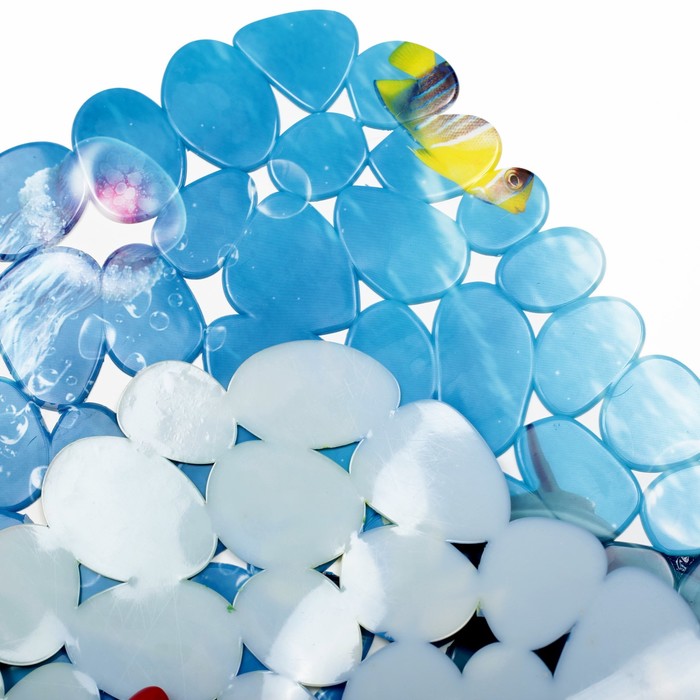 Коврик в раковину 25х30 см "Подводный мир"