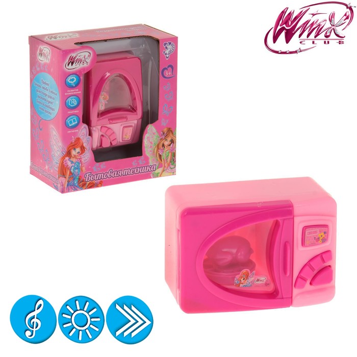 Микроволновая печь детская, свет, феи ВИНКС:Блум