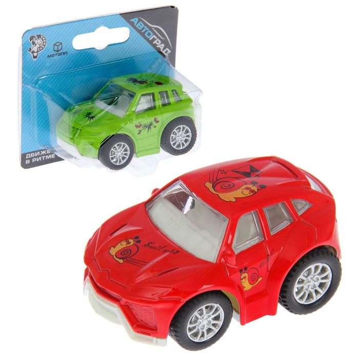 Машина инерционная металлическая "Гонка", МИКС