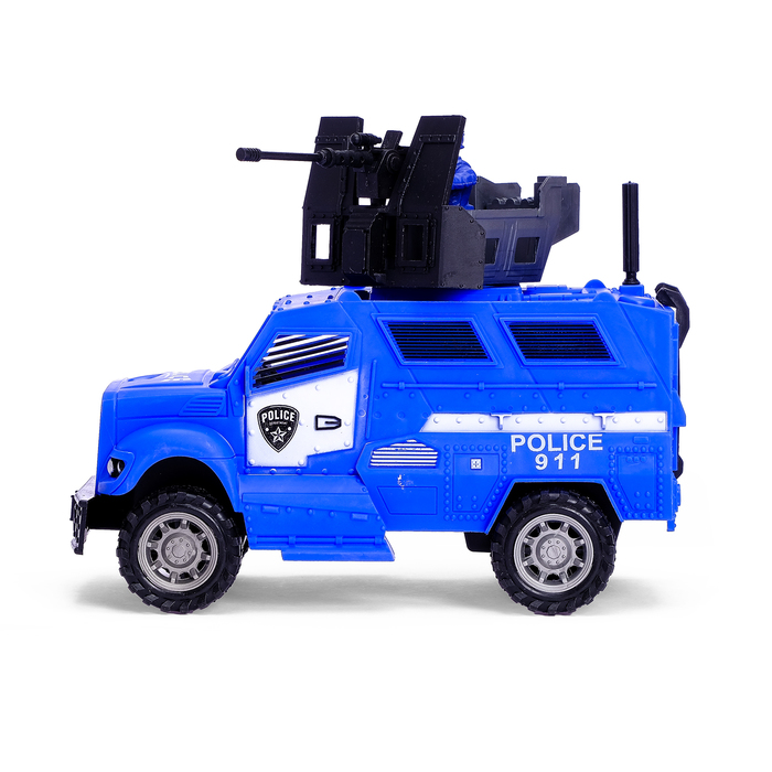 Машина инерционная "Полицейский броневик", световые и звуковые эффекты