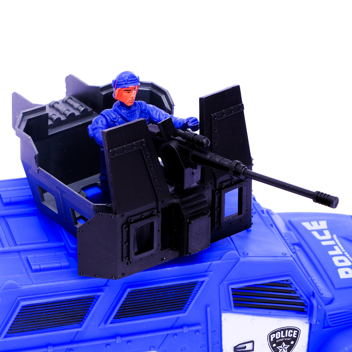 Машина инерционная "Полицейский броневик", световые и звуковые эффекты