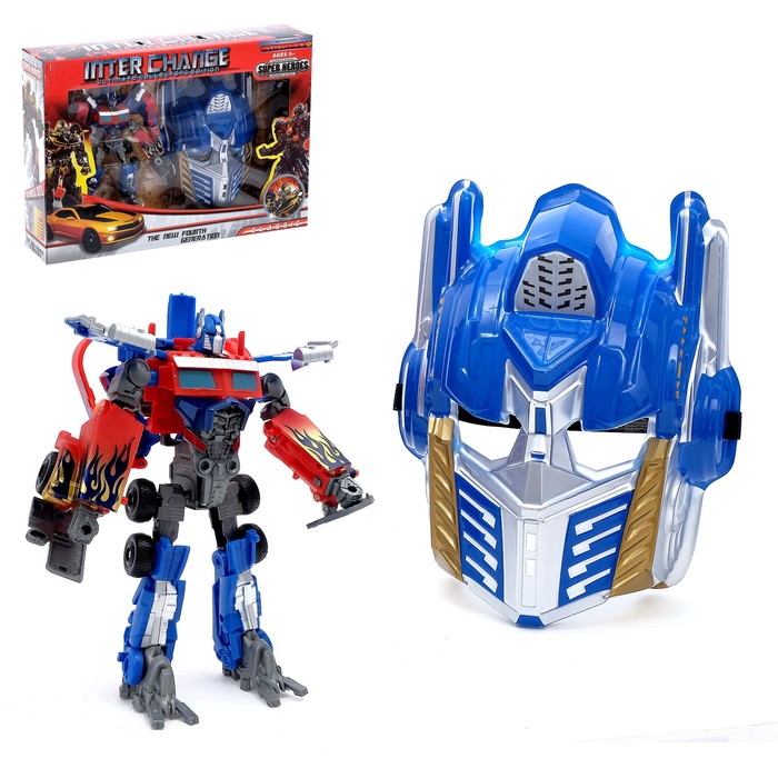 Робот-трансформер «Автобот» с маской и оружием, МИКС