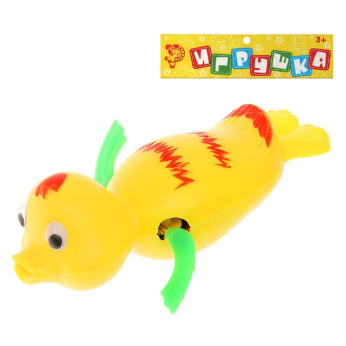 Игрушка заводная водоплавающая "Утка", цвета МИКС