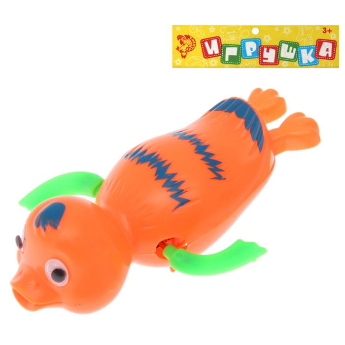 Игрушка заводная водоплавающая "Утка", цвета МИКС