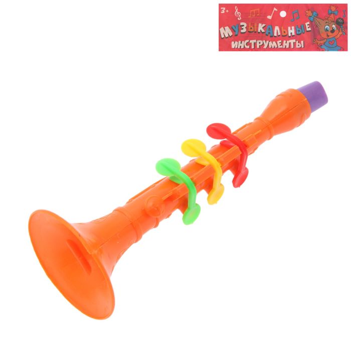 Игрушка музыкальная "Труба", МИКС