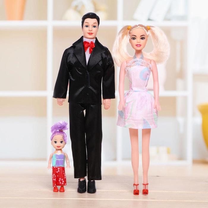 Кукла "Счастливая семья", МИКС