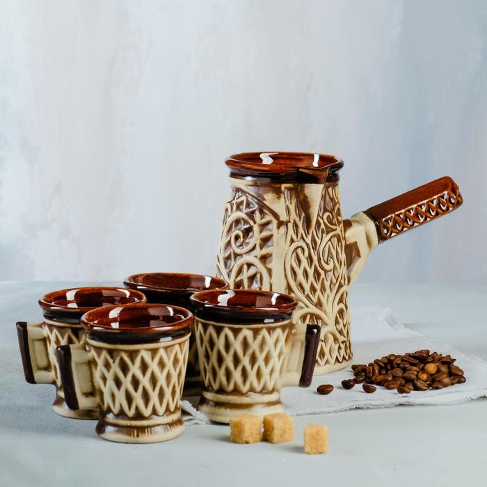 Набор для кофе "Азия" 5 предметов, 0,15 л