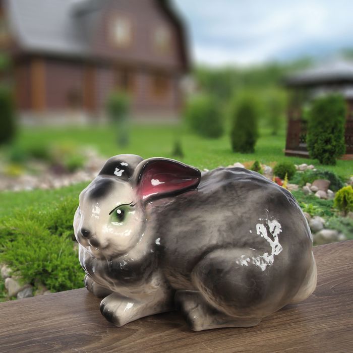 Садовая фигур а "Заяц", микс