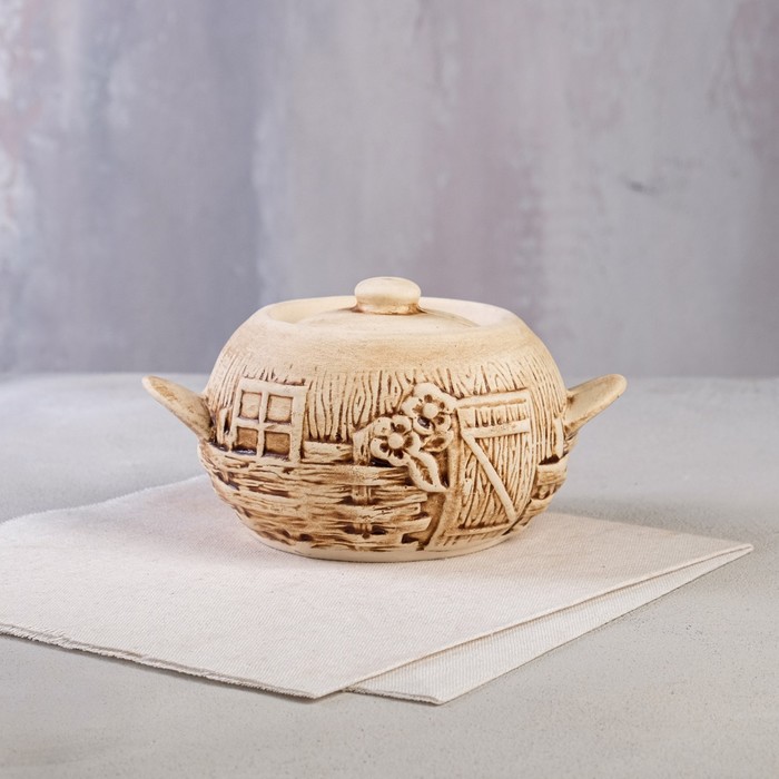 Горшочек для запекания "Избушка", 0,6 л