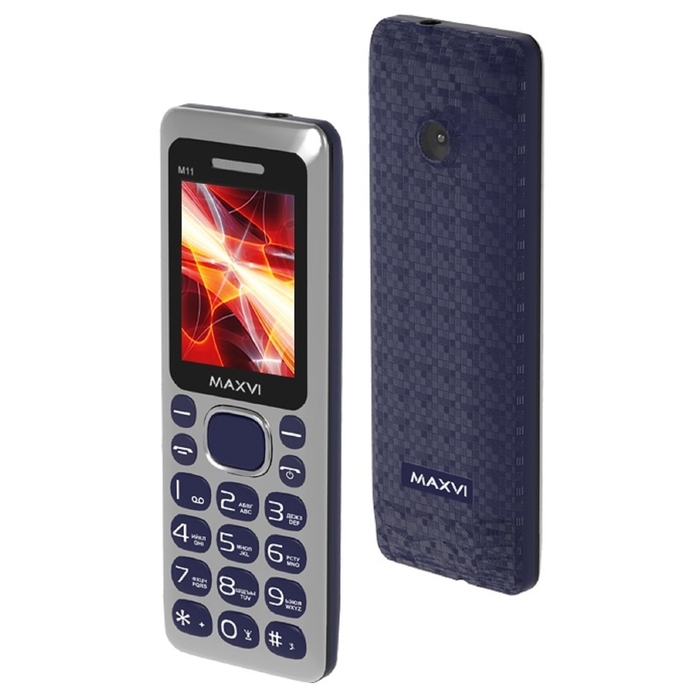 Мобильный телефон Maxvi M11, синий