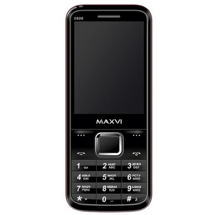 Мобильный телефон Maxvi X800, серебристый