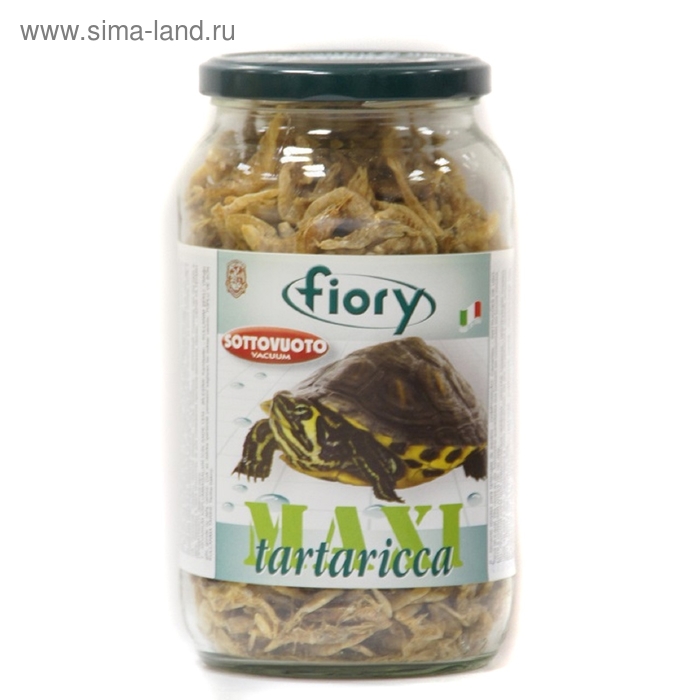 фото Сухой корм fiory maxi tartaricca для черепах, креветка, 1 л.