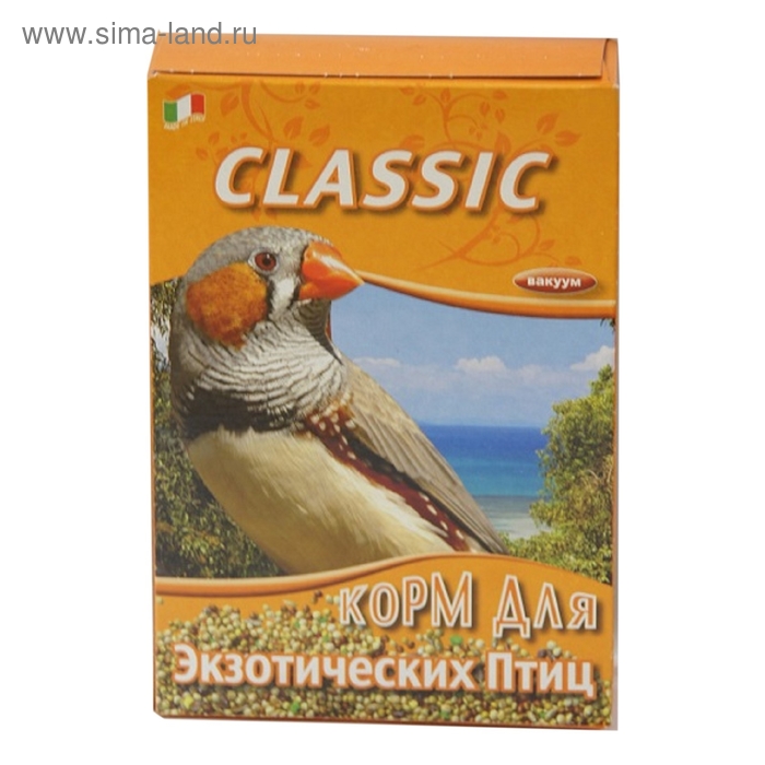 Корм FIORY Classic для экзотических птиц, 400 г. fiory classic корм для экзотических птиц злаковое ассорти 400 гр