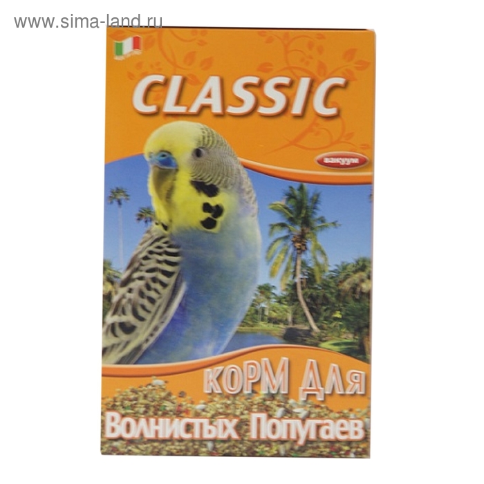 Корм FIORY Classic для волнистых попугаев, 800 г. fiory корм для волнистых попугаев classic