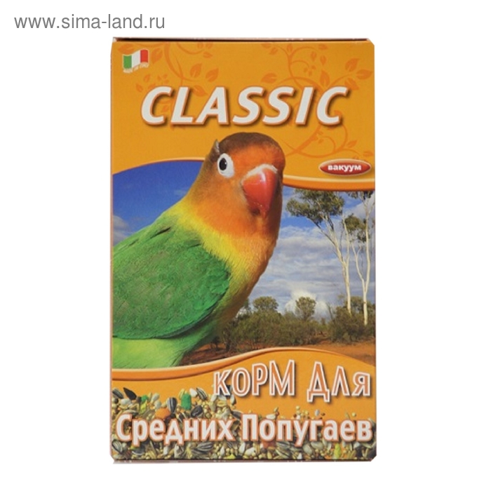 Корм FIORY Classic для средних попугаев, 650 г.