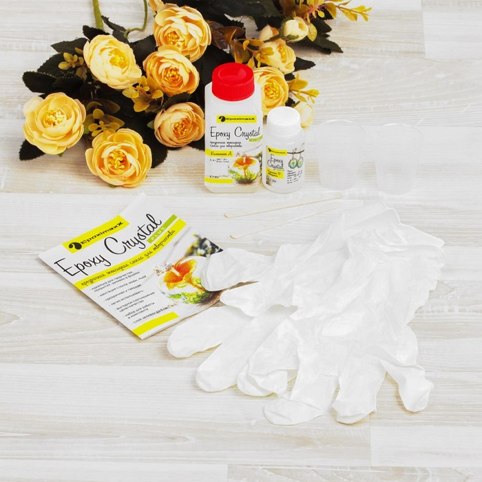 Прозрачная быстроотверждающаяся смола 85 г + отвердитель 30 г