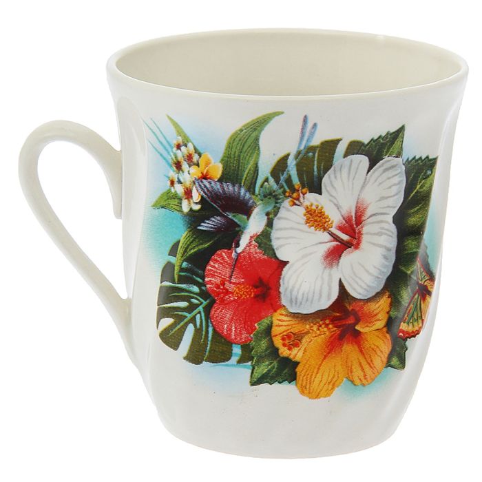 Кружка 300 мл "Мелодия" тропик, деколь