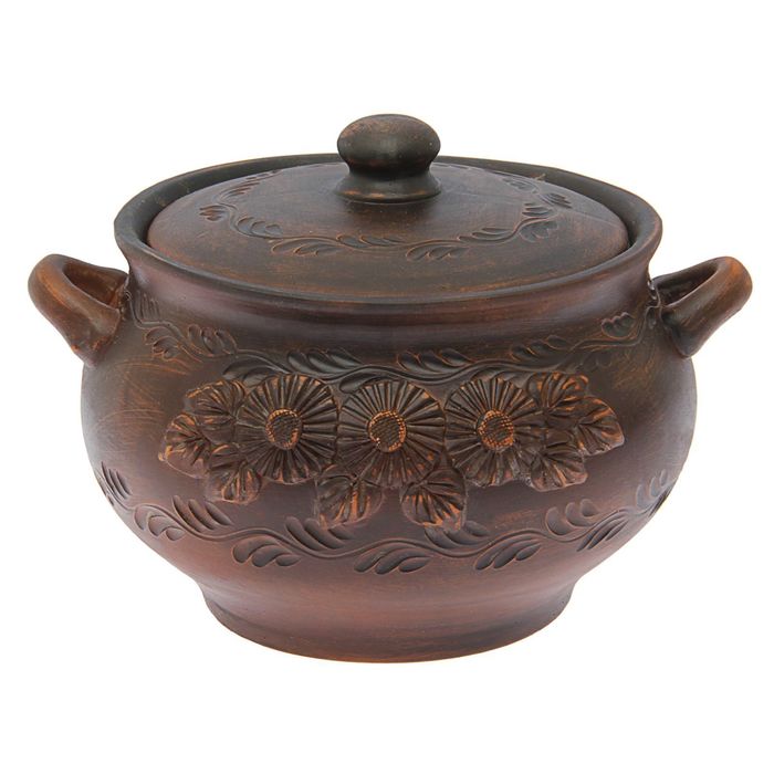 Жаровня "Летний" лепка, 4 л