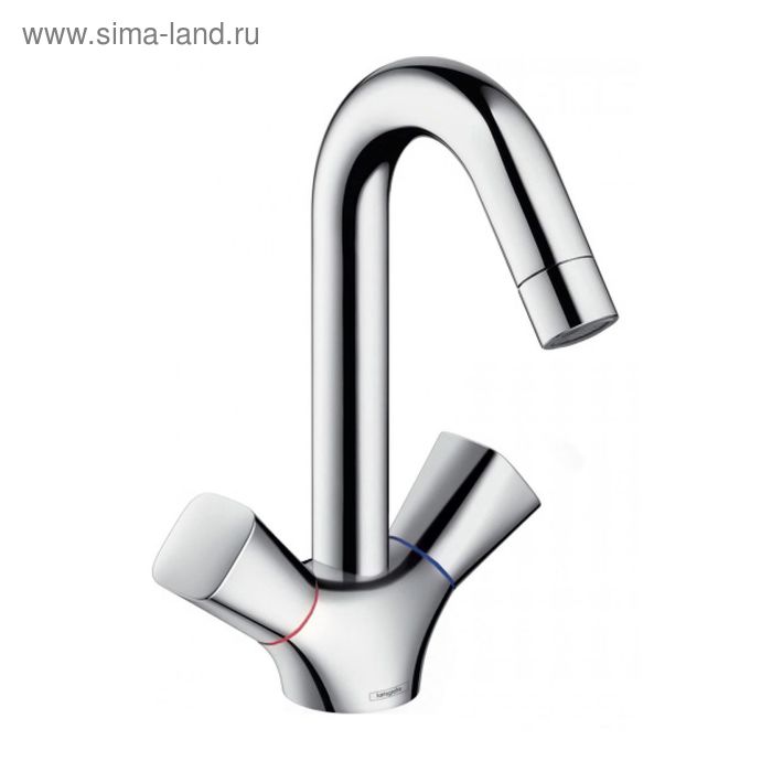 

Смеситель для раковины Hansgrohe Logis 71222000, двухвентильный