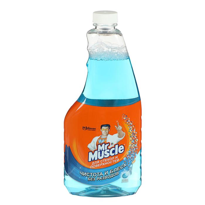 Средство для мытья стекол и других поверхностей Mr.Muscle «После дождя», запасная бутылка, 500 мл