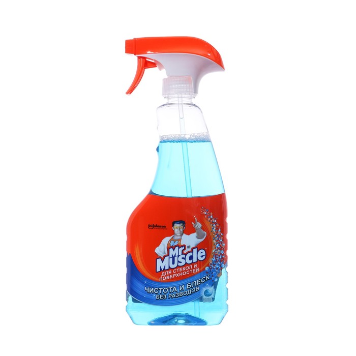 средство для мытья стекол mr muscle после дождя 500 мл Средство для мытья стёкол и зеркал Mr. Muscle «После дождя», 500 мл