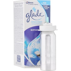 

Освежитель воздуха Glade «Морской», микроспрей, запасной блок, 10 мл