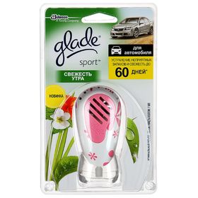 

Освежитель воздуха Glade Sport для автомобиля «Свежесть утра», 7 мл