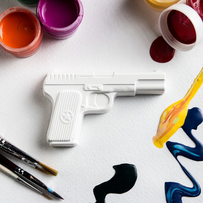 Фигурка-раскраска "Пистолет"