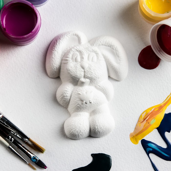 Фигурка-раскраска "Зайчик"