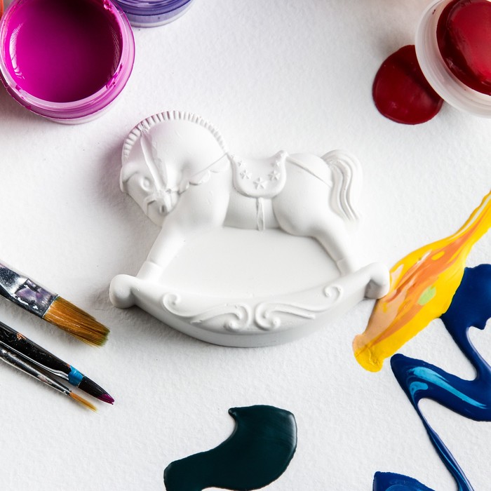 Фигурка-раскраска "Лошадка-качалка"