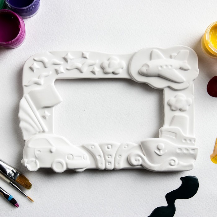 Фоторамка-раскраска "Транспорт"