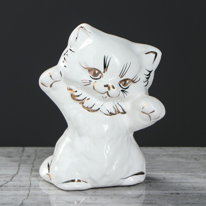 Сувенир "Котик" золото