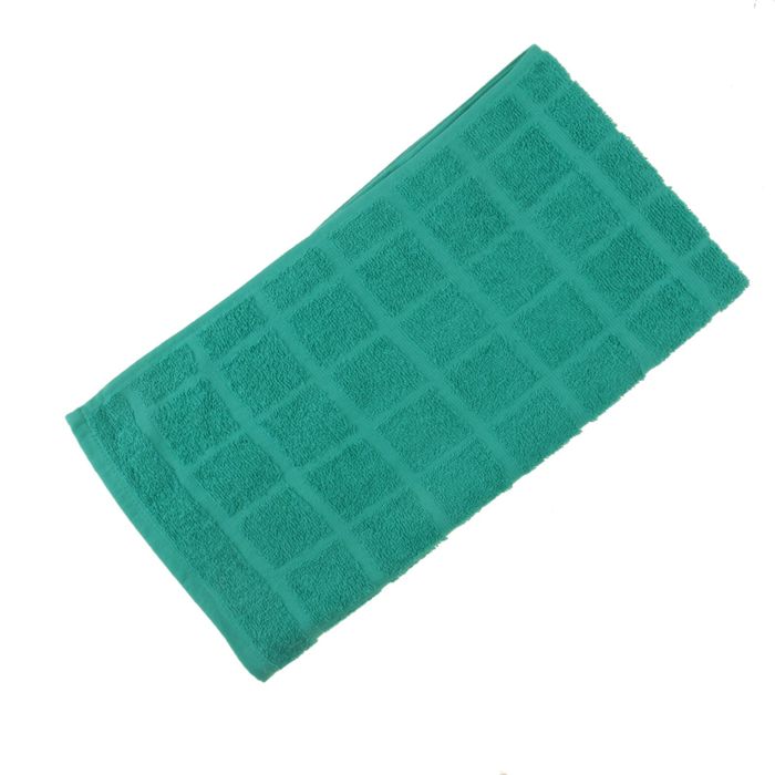 Полотенце махровое, цвет морская волна, размер 47х90 см, хлопок 340 г/м2