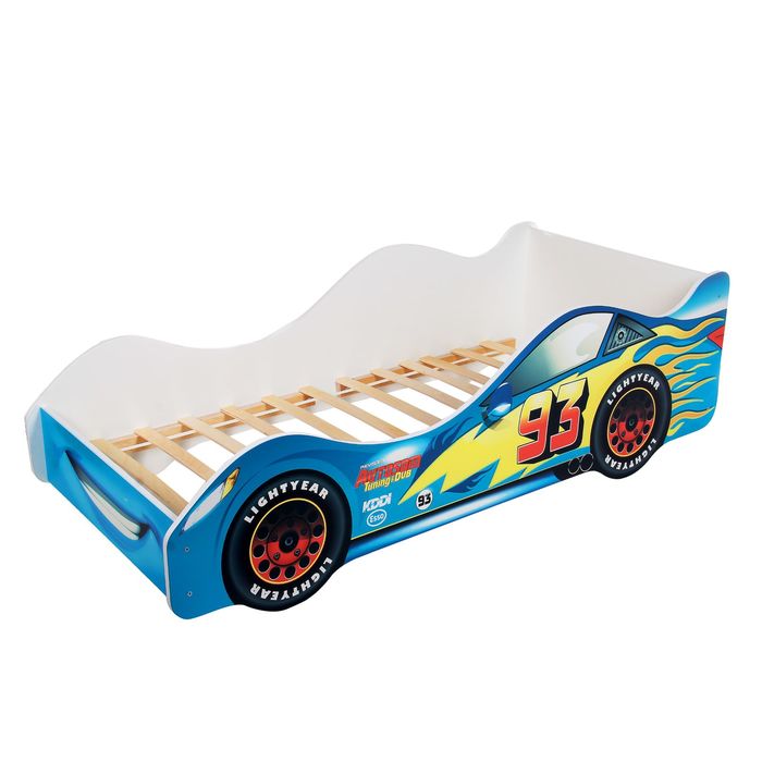Кровать-машина «Тачка синяя»