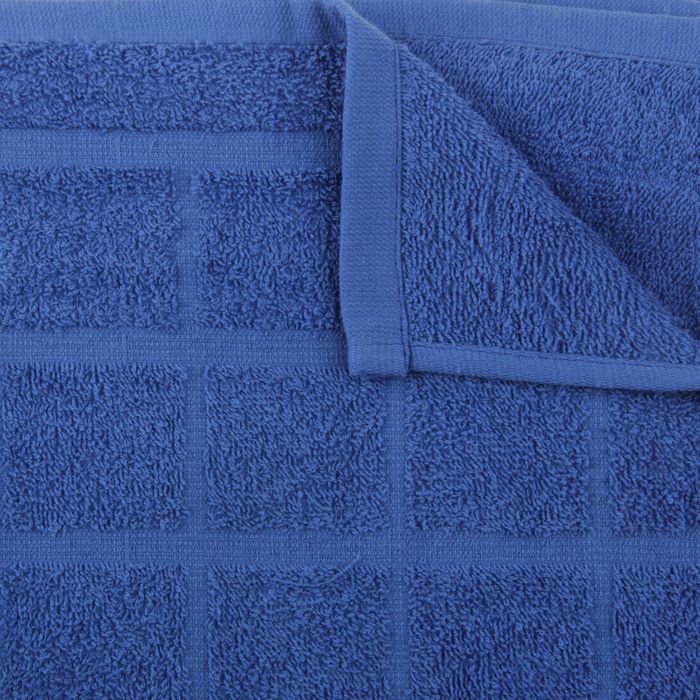 Полотенце махровое банное, цвет тёмно-синий, размер 70х140 см, хлопок 340 г/м2